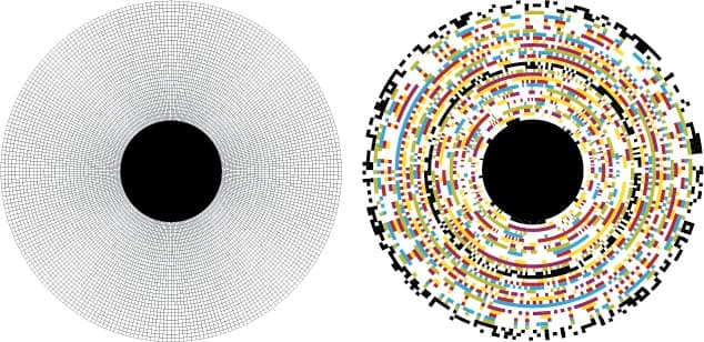 Code Wheel coloured QR concept