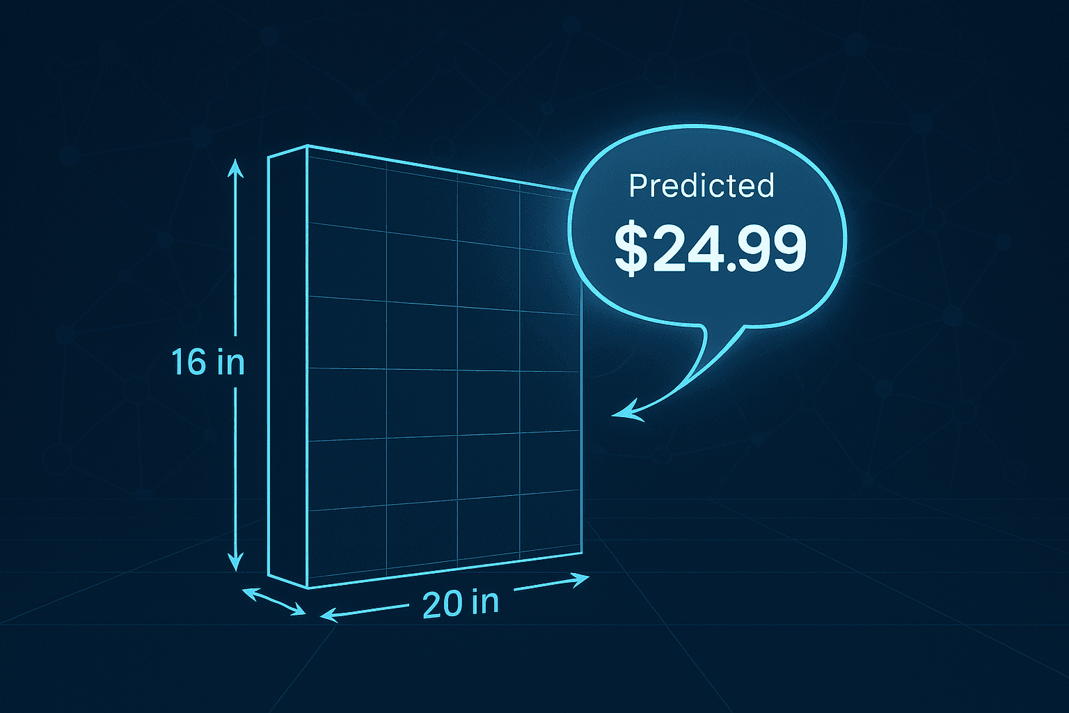 Screenshot of the MyPrice Agent predictive pricing dashboard